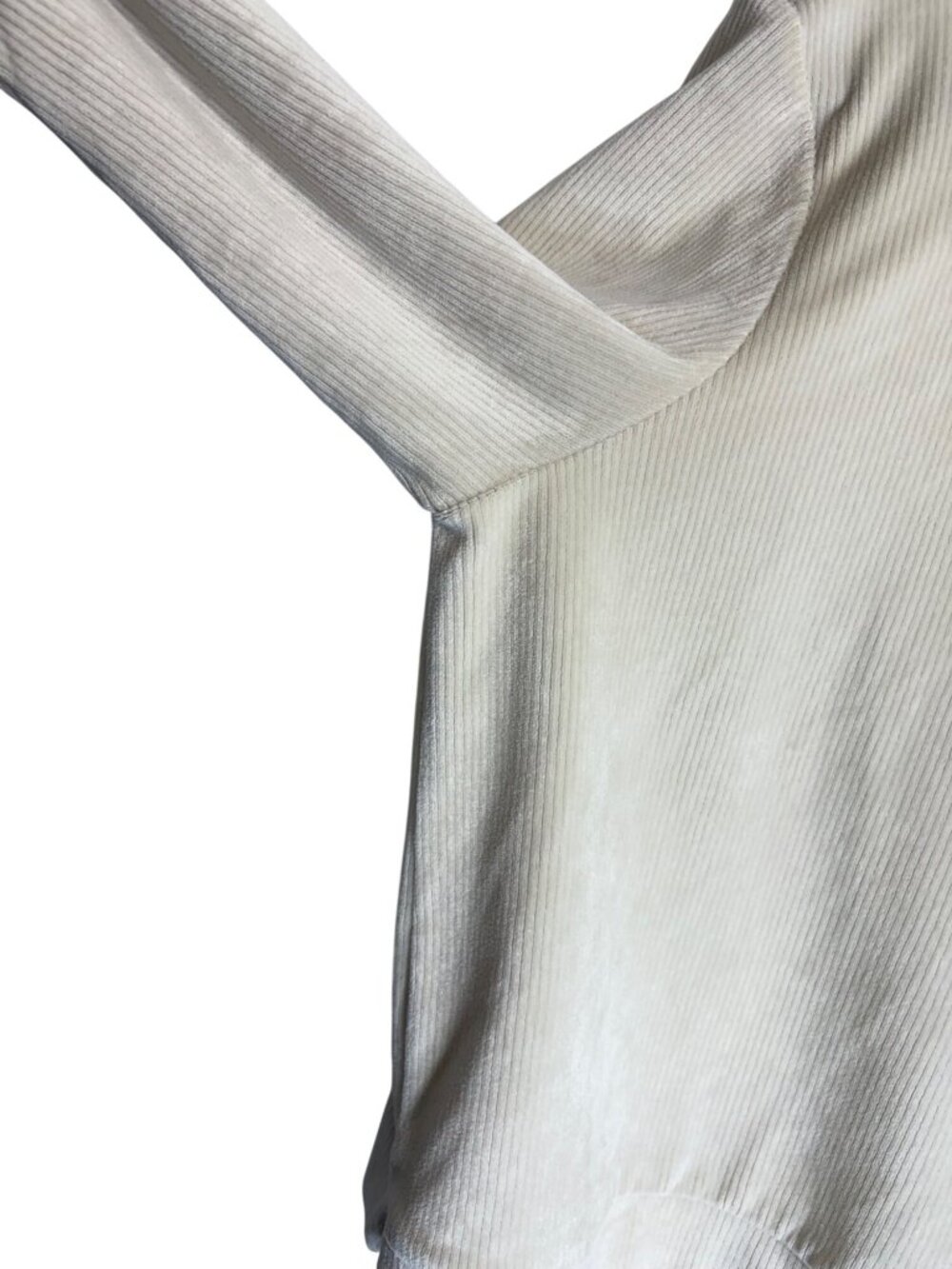 Vuori Haven Hoodie Bone Ribbed Cropped-sz Medium - Picture 7 of 11